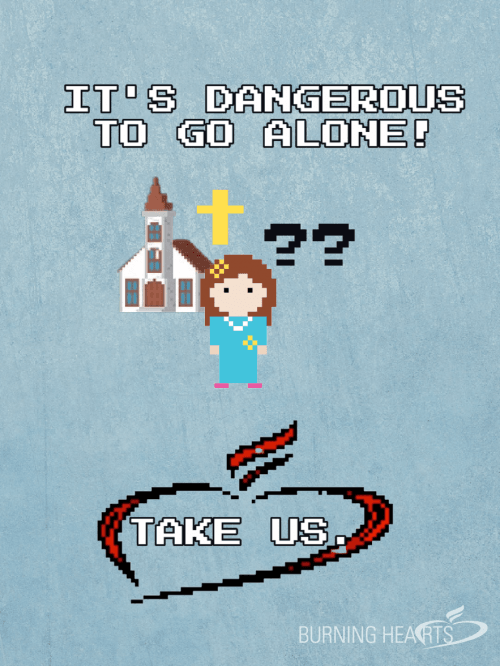 dangerous to go alone meme